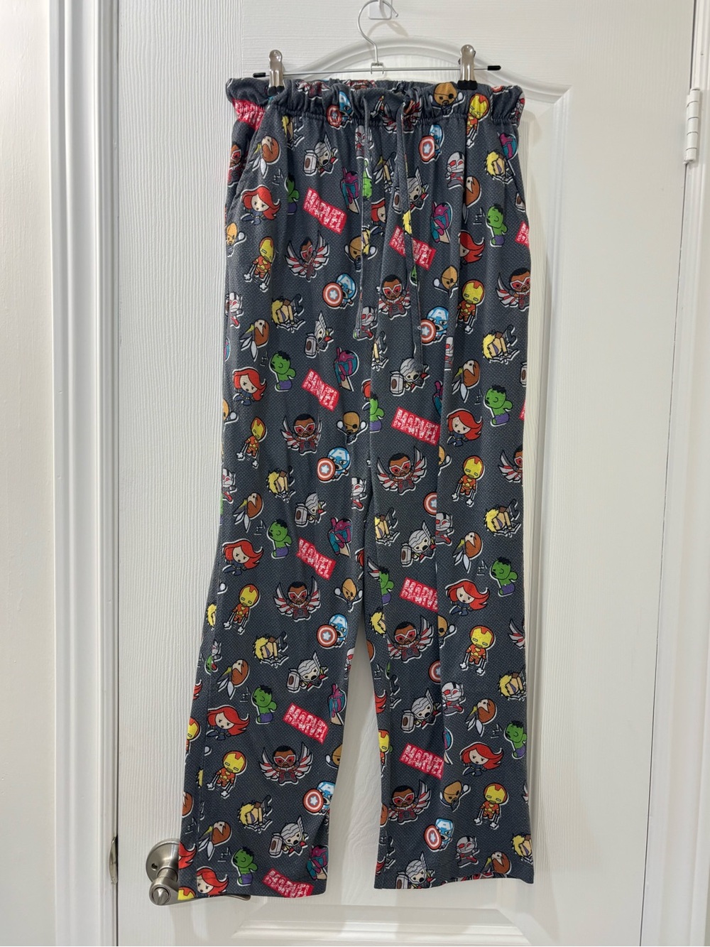 Marvel Women’s Gray Superhero Pajama Pants